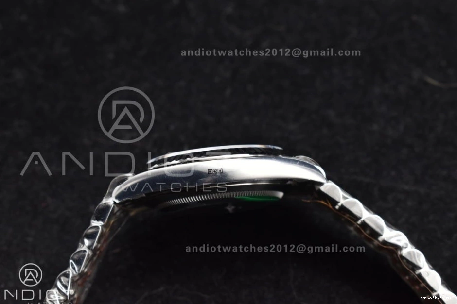 904L DateJust Gray SS Wimbledon On 126330 Vr Breathable Best Roman Dial Bracelet Edition ARF 589 Green Jubilee 1:1 41 0901